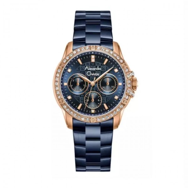 Alexandre Christie AC 2C26 Rosegold Blue BFFURBU Alexandre Christie AC 2C26 Rosegold Blue BFFURBU